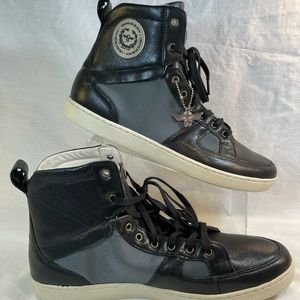 Creative Recreation Solano High Top Sneakers Black Smoke Bone